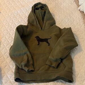 The Black Dog Olive Hoodie – Size Small